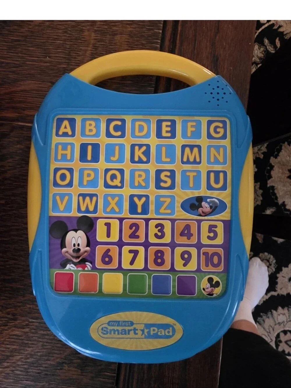 Disney Mickey Mouse My First Smart Pad Electronic Interactive Activity Pad, ABCs